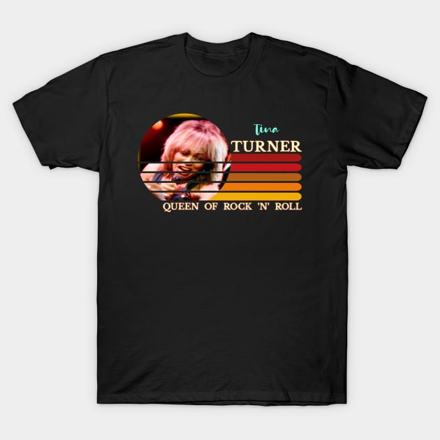 Tina Turner - Retro T-Shirt by Global Creation